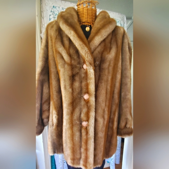 Tissavel of France Jackets & Blazers - VINTAGE FAUX FUR MINK TISSAVEL COAT